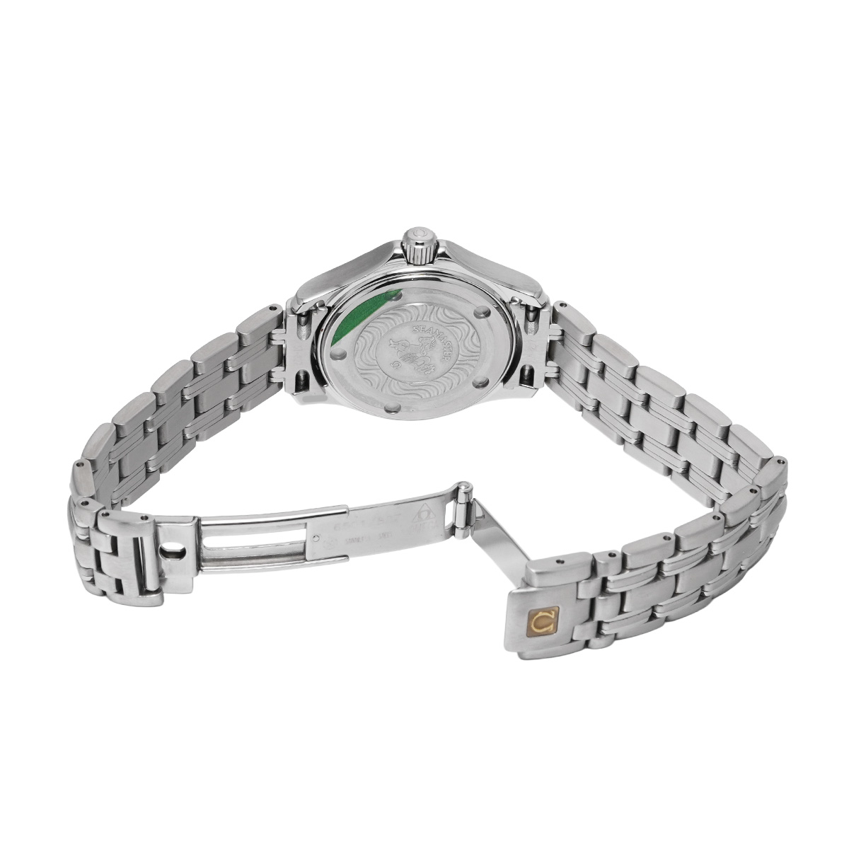 オメガ シーマスター 120 クォーツ 2571.81 ブルー レディース 時計