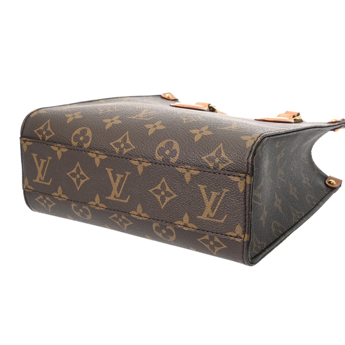 ルイ ヴィトン モノグラム サックプラ BB 旧型 2WAY ブラウン M45847