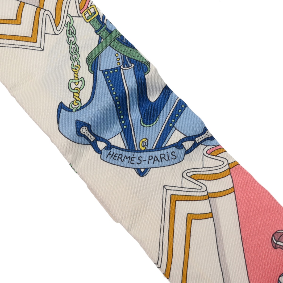 エルメス ツイリー BOUQUETS SELLIER マルチカラー 062842S シルク100