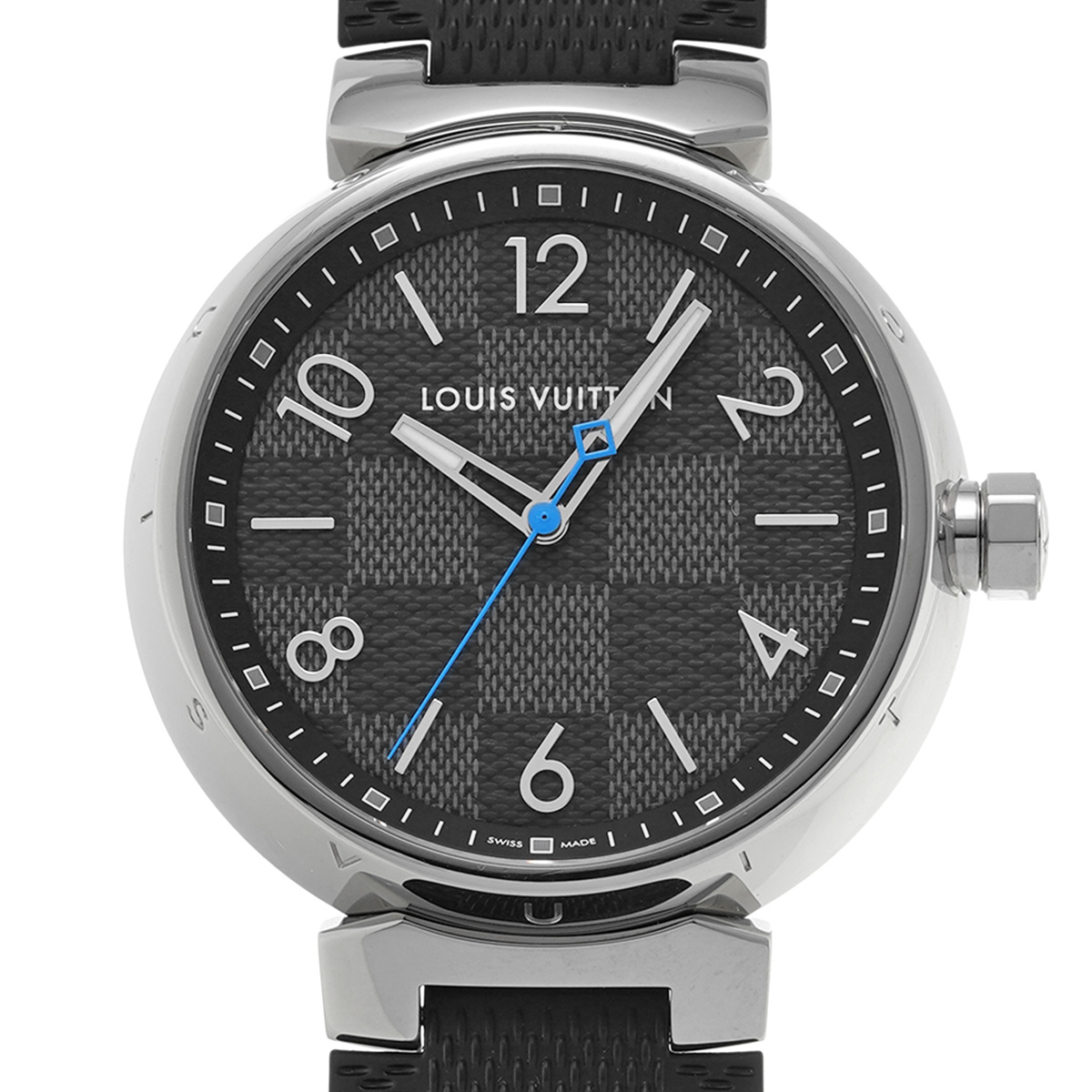 ルイ ヴィトン タンブール ダミエ・グラフィット 41.5mm QA073Z ダミエ