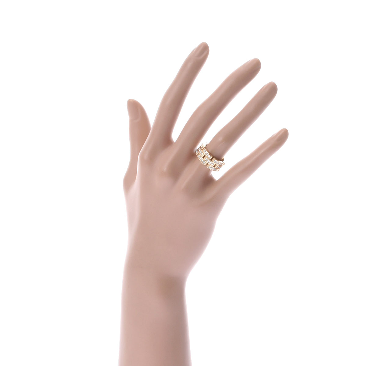 カルティエ マイヨンパンテール リング #49 フルダイヤ ゴールド