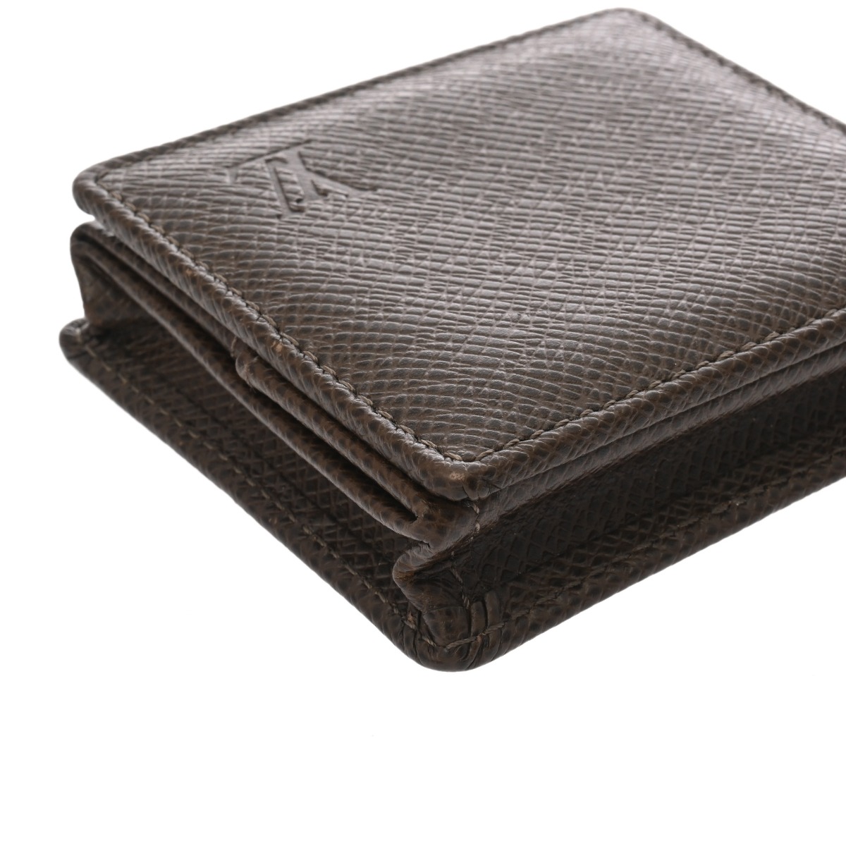 ルイヴィトン タイガ ポルトモネ ボワット グリズリ― M30388 レザー