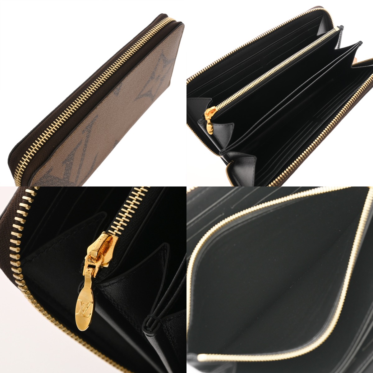 ルイ ヴィトン モノグラムジャイアントリバース ジッピーウォレット