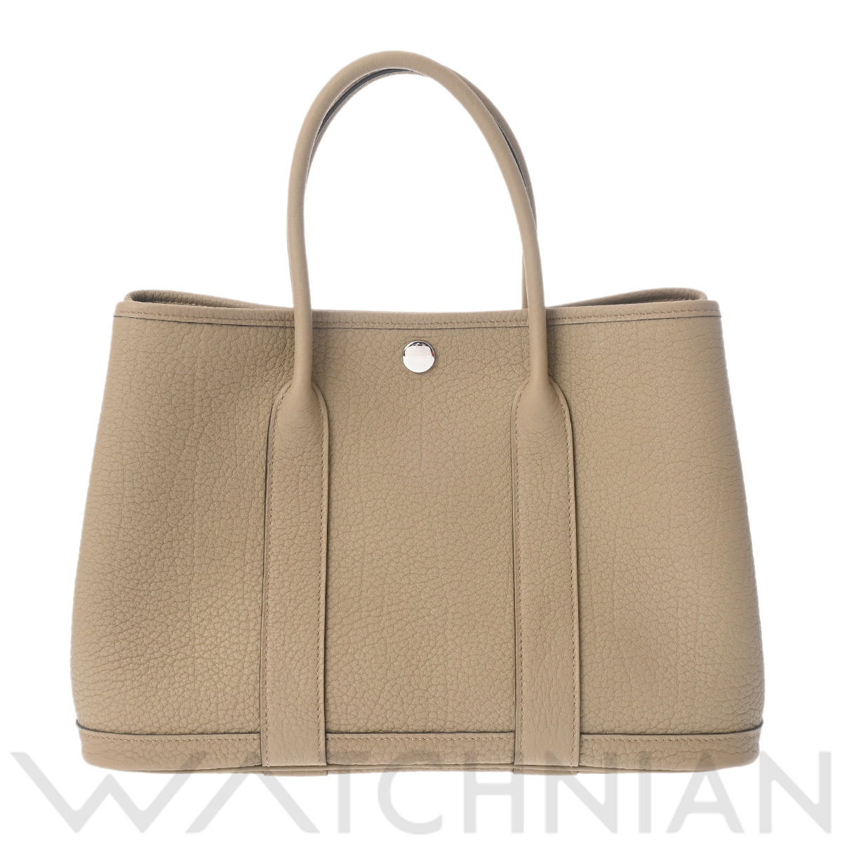 エルメス ガーデンパーティ TPM ベージュマルファ/パラジウム金具