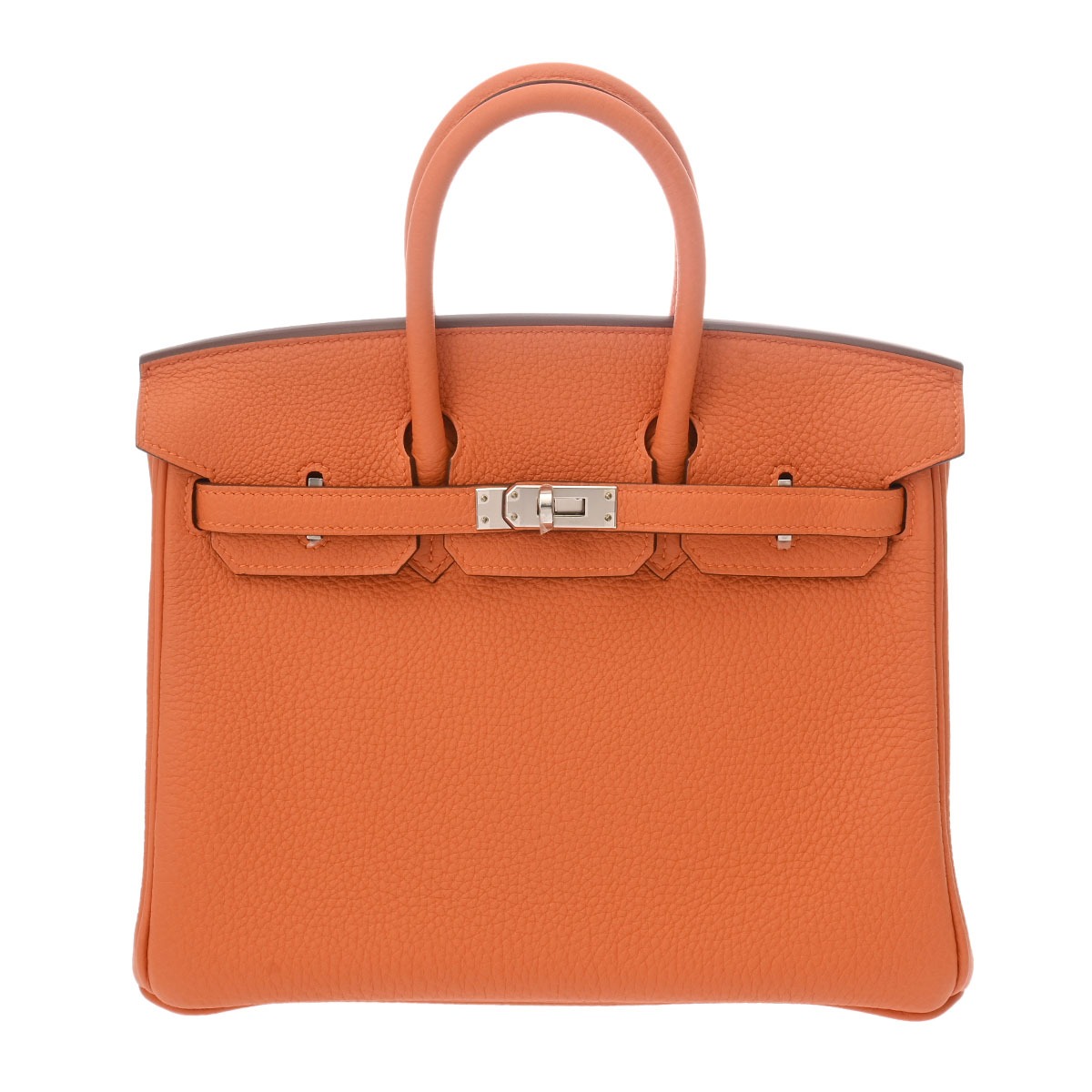 エルメス バーキン 25 オレンジ トゴ レディース バッグ 【未使用