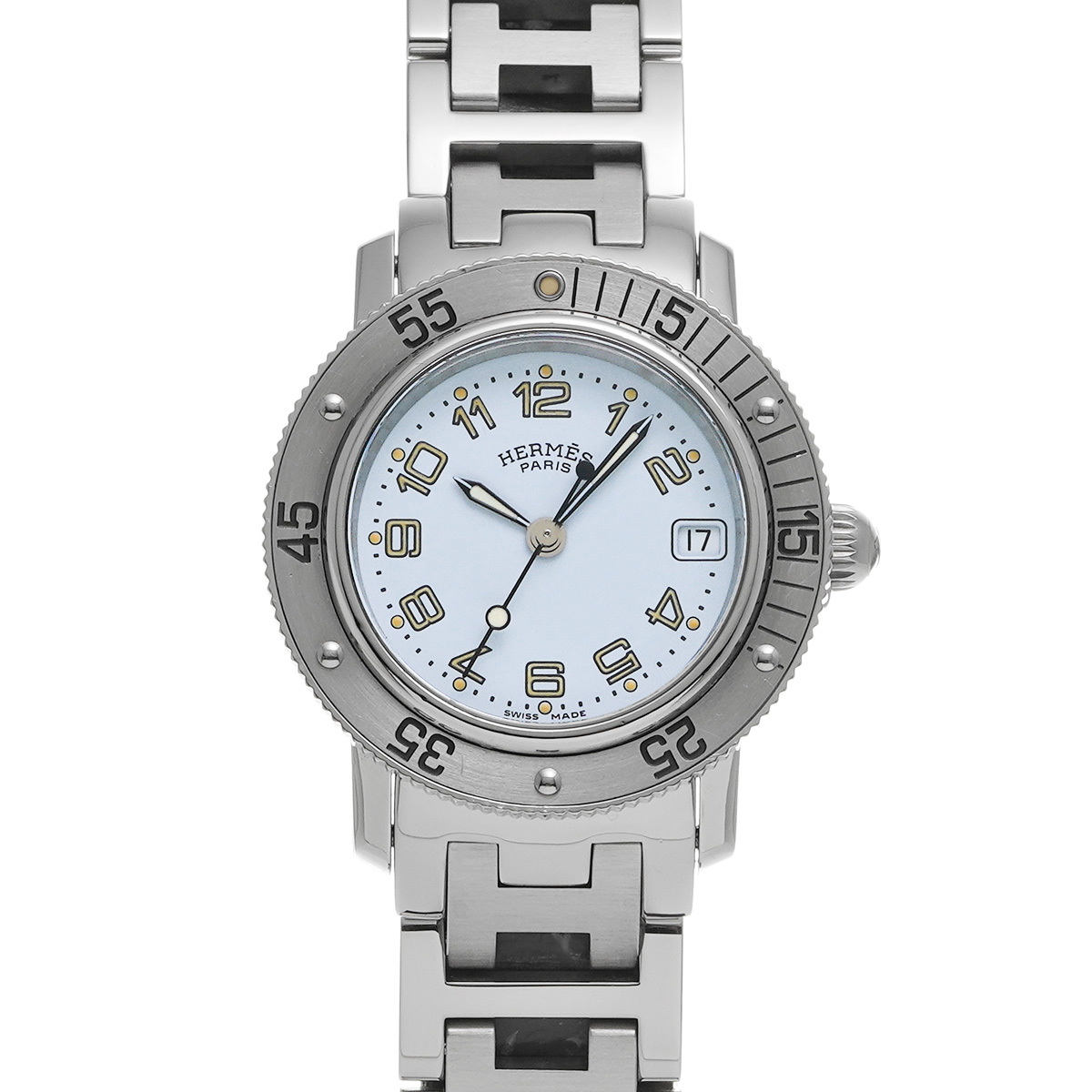 エルメス クリッパー ダイバー CL5.210 ホワイト レディース 時計