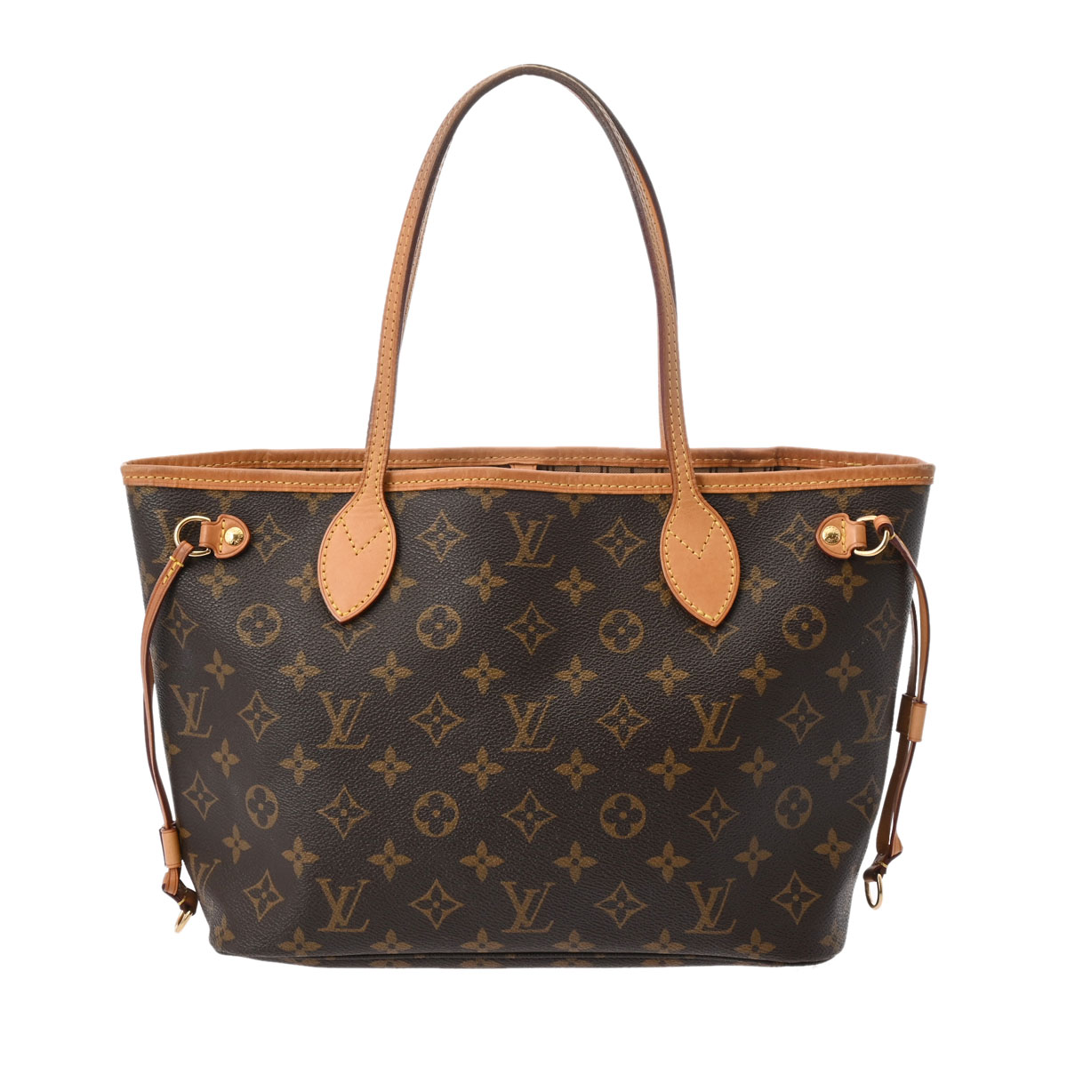 ルイ ヴィトン モノグラム ネヴァーフル PM トートバッグ ブラウン