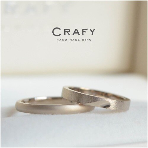 ふたりで手作り】シークレット ハートリング K18ホワイトゴールド