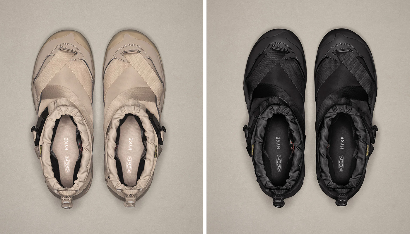 キーンとハイクによるコラボ第二弾。好配色な冬仕様シューズが