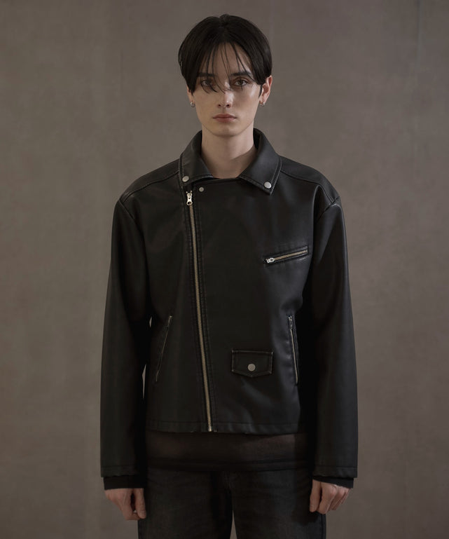 PUダブルライダースジャケット【一部店舗限定】｜WEGO（ウィゴー