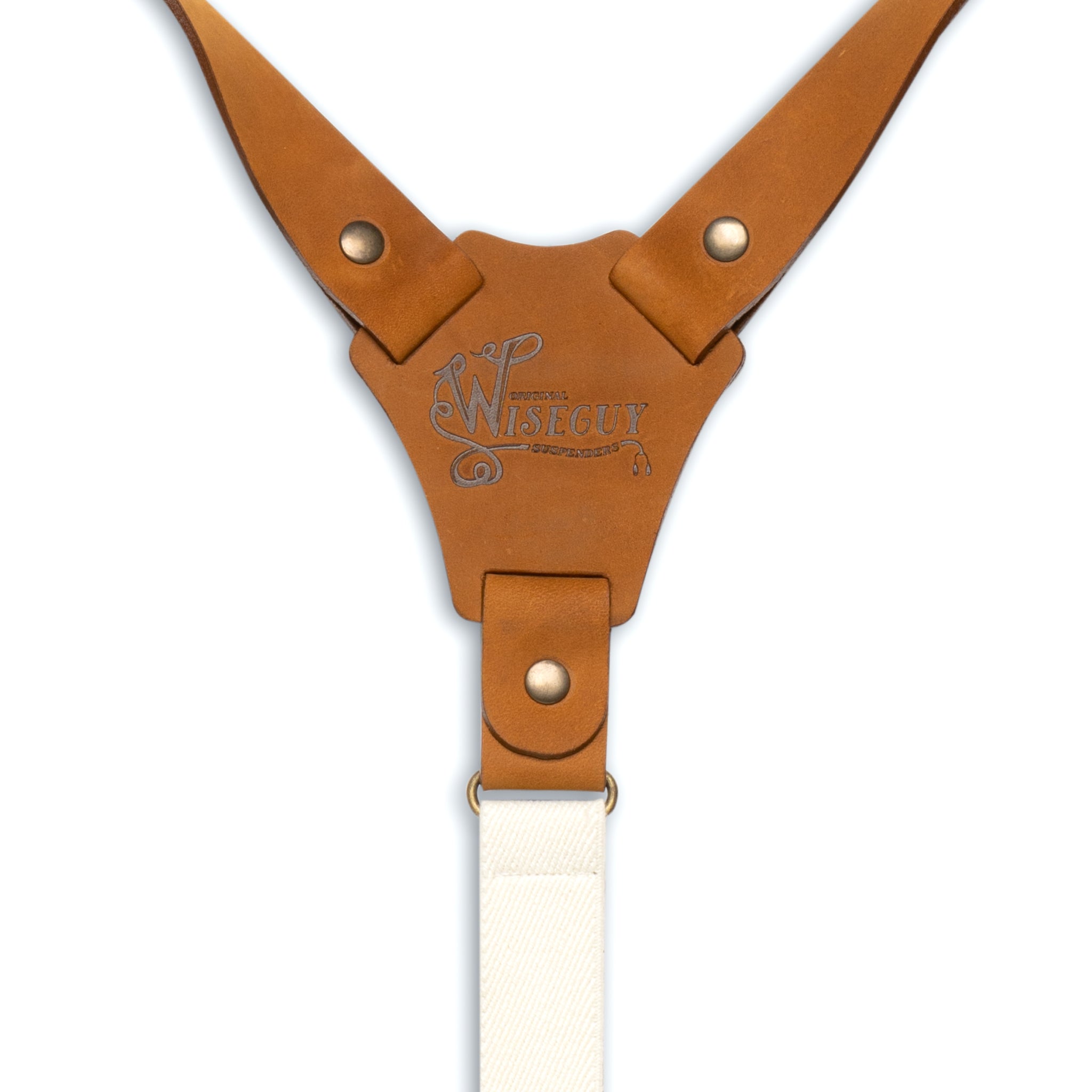 Authentic nubuck leather Camel Brown Flex Suspenders – Crazy Horse