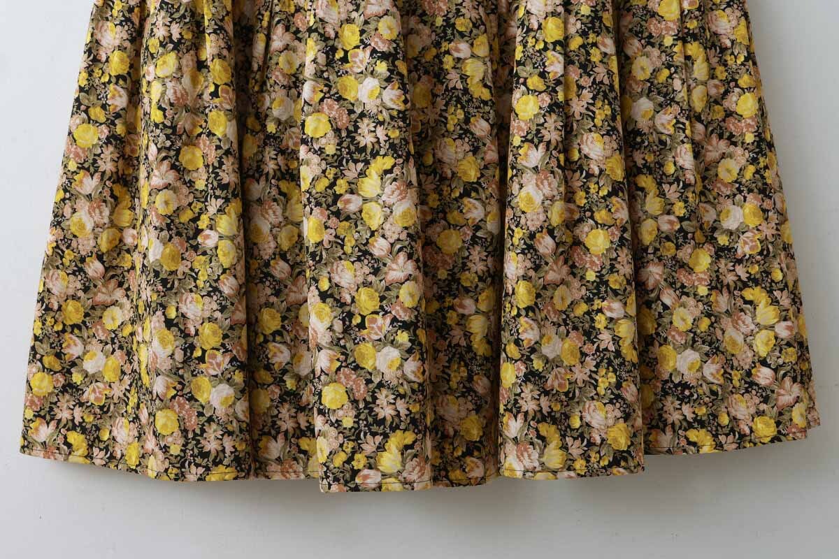 leur logette ルールロジェット 別注!! print gather skirt