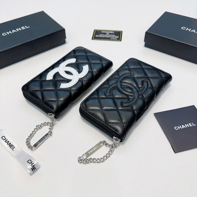 シャネル 長財布 chanel ロングウォレット ラウンドファスナー ハイ