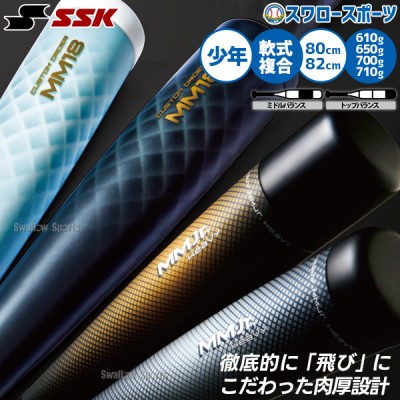 SSK 軟式複合バット MM18特集！「飛び」にこだわった軟式バットで長打