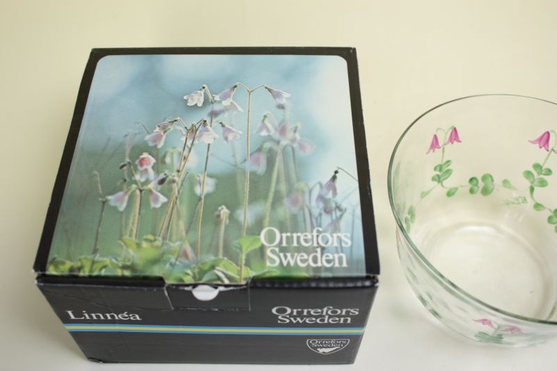 Orrefors Eva Englund Bowl Linnea/オレフォス ボウル 北欧ガラスと