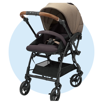 ベビーカー「メチャカル ハンディ オート4キャス plus エッグショック