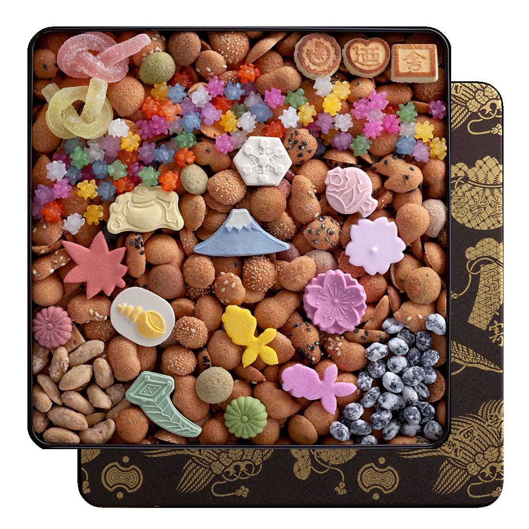 銀座菊廼舎(きくのや) 登録商標 冨貴寄(ふきよせ) 特撰缶JAPAN(中缶