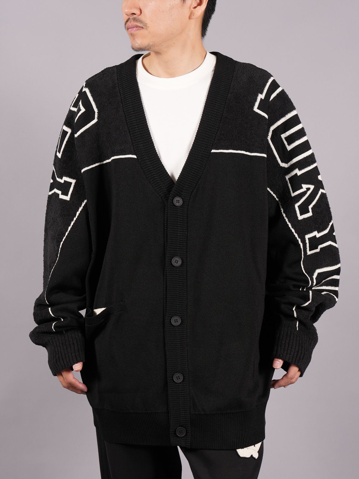 Y-3 - GFX KNIT CARDIGAN / グラフィック ニットカーディガン