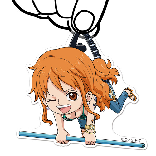 ナミ アクリルつままれストラップ [ワンピース] | キャラクター公式