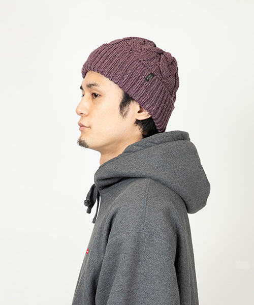CABLE TURN 5(ONESIZE BLACK): ニットキャップ帽子通販｜CA4LA公式