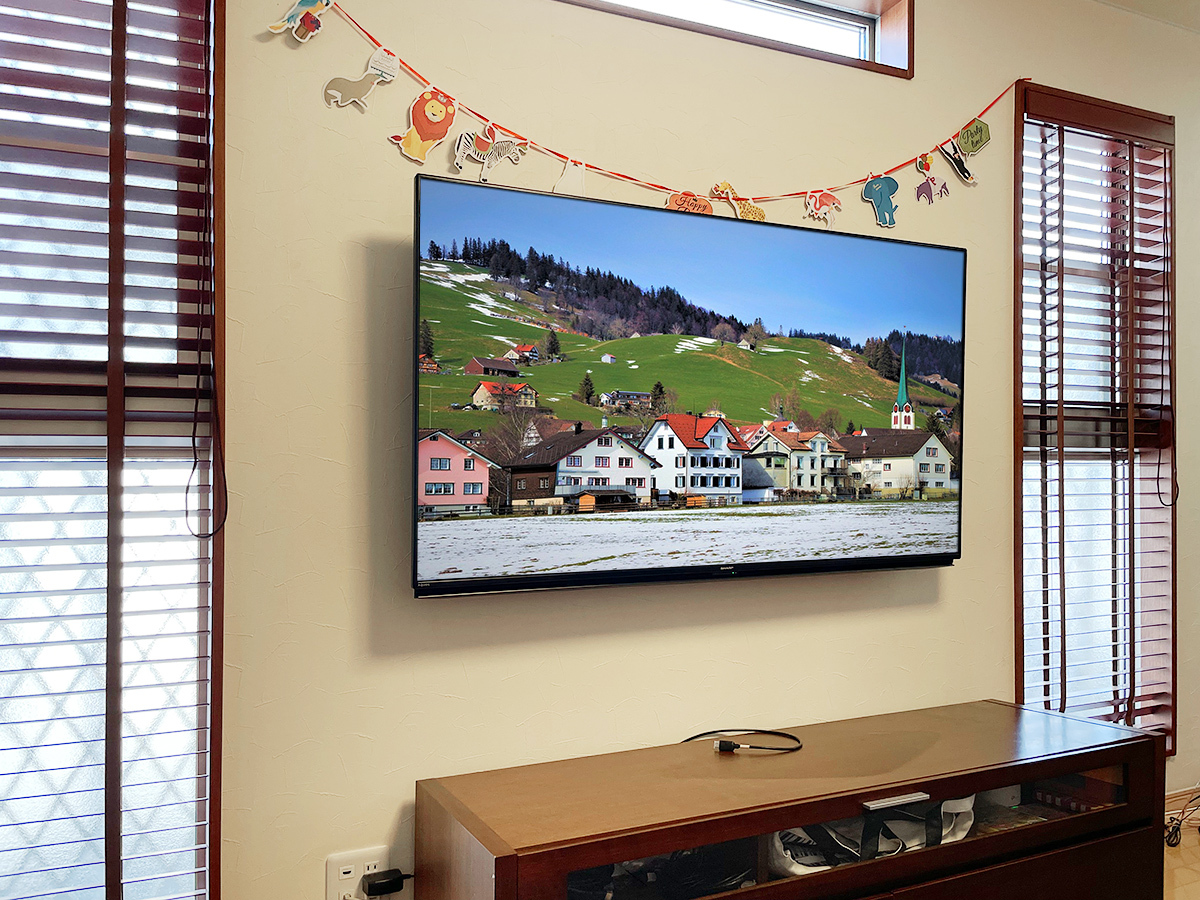 シャープ アクオス CN1シリーズ 4T-C60CN1 壁掛けテレビ専門店が