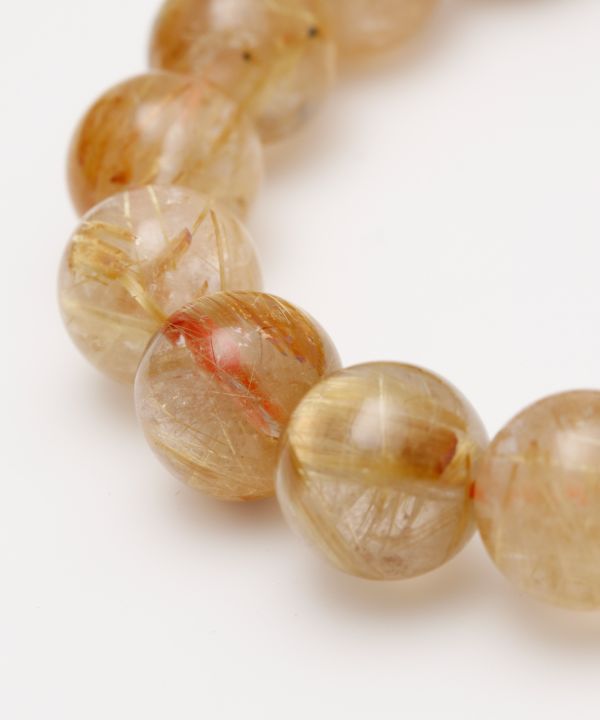 ルチルクォーツブレスレット10mm(ﾌﾞﾗｼﾞﾙ): 『岩座(いわくら)』公式通販