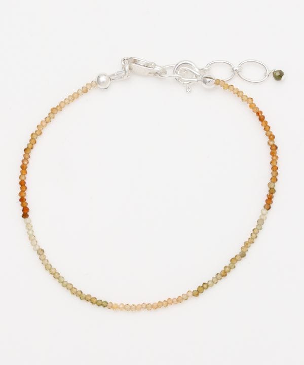 ミックストルマリンカットブレス ブラウン(GR/BR 925SV): 『岩座