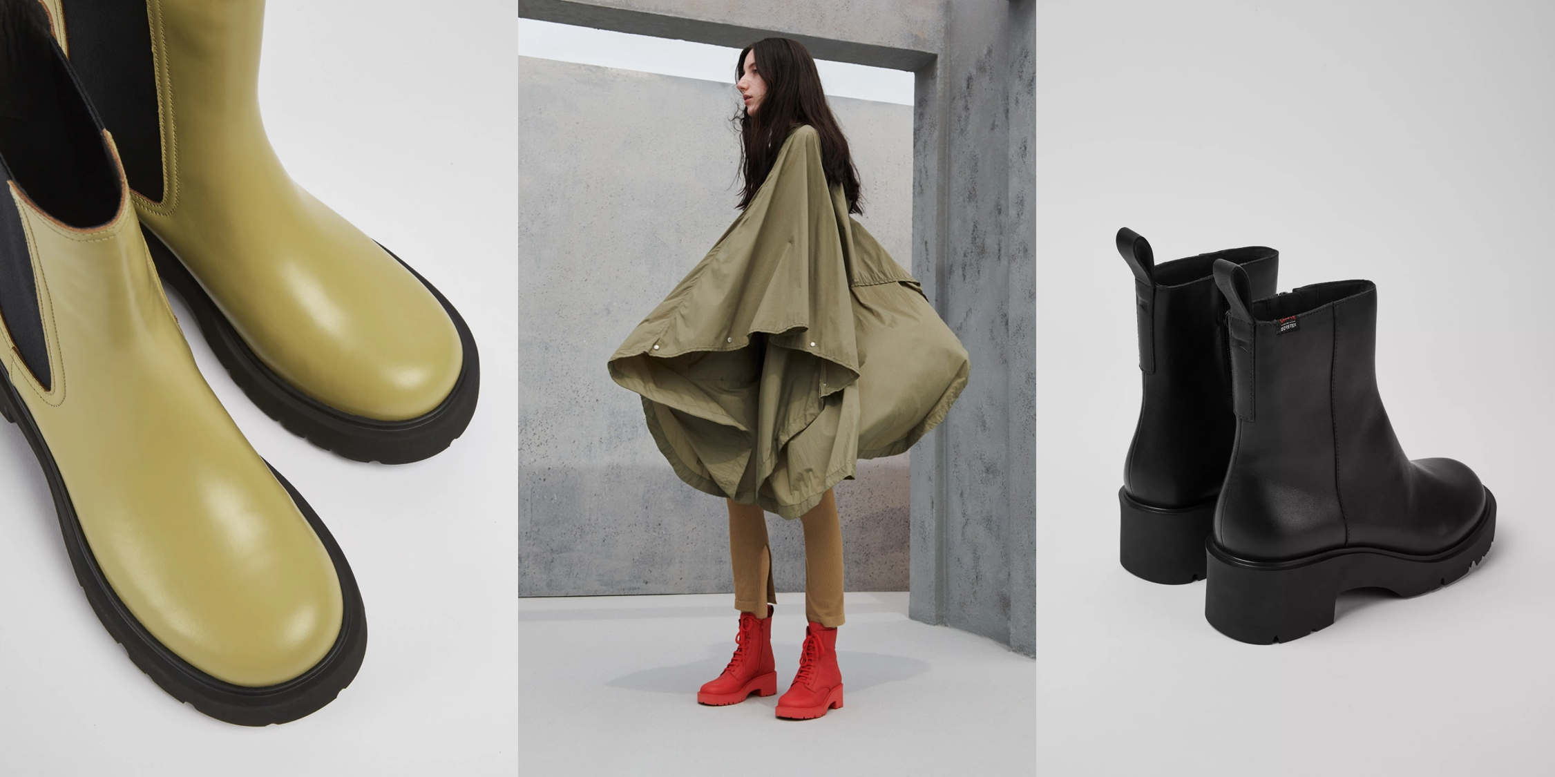 カンペールCAMPERブーツ カンペール CAMPER [カンペール] BCN / アンクルブーツ （ブラック