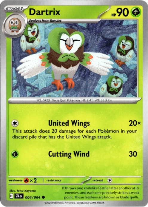 フクスロー 海外版 英語版 Dartrix - 004/064 -【Card Chicken】