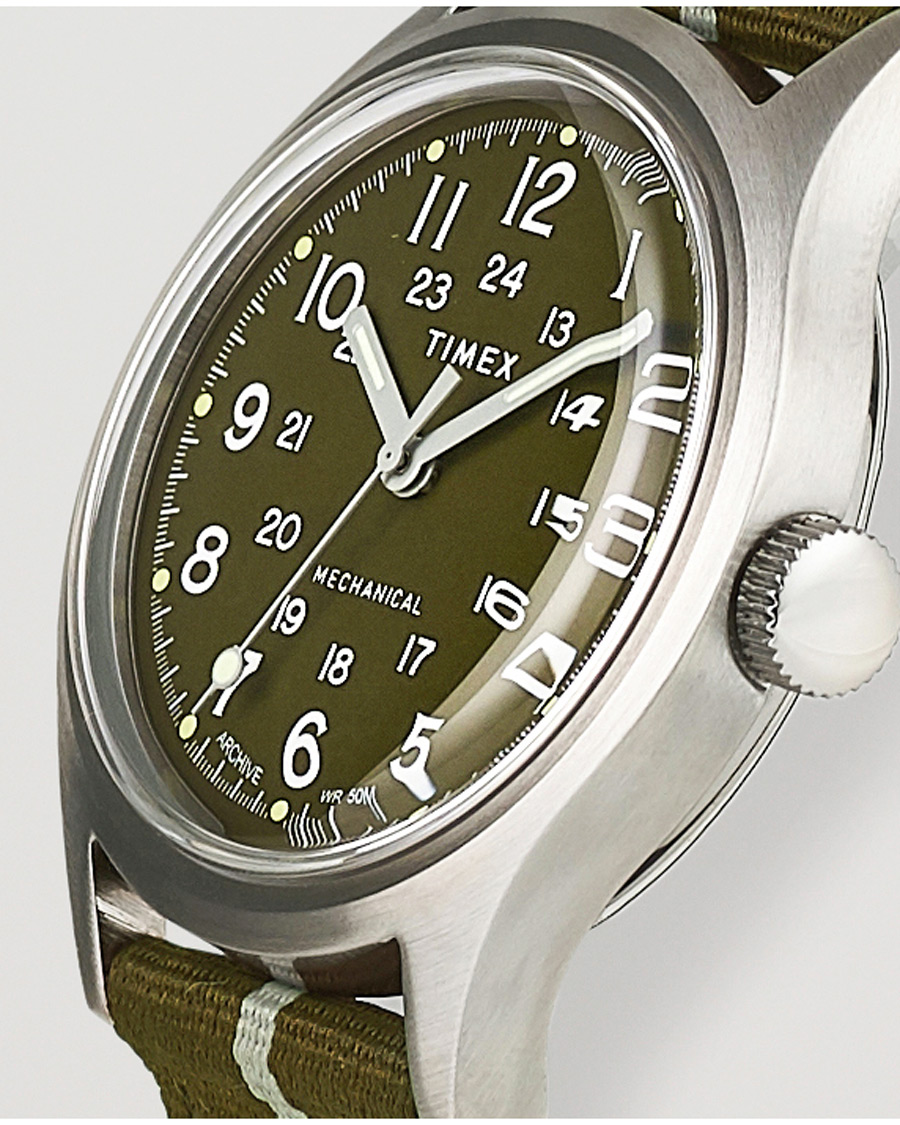 Timex MK1 Mechanical Watch 36mm Green | Man - CareOfCarl.nl