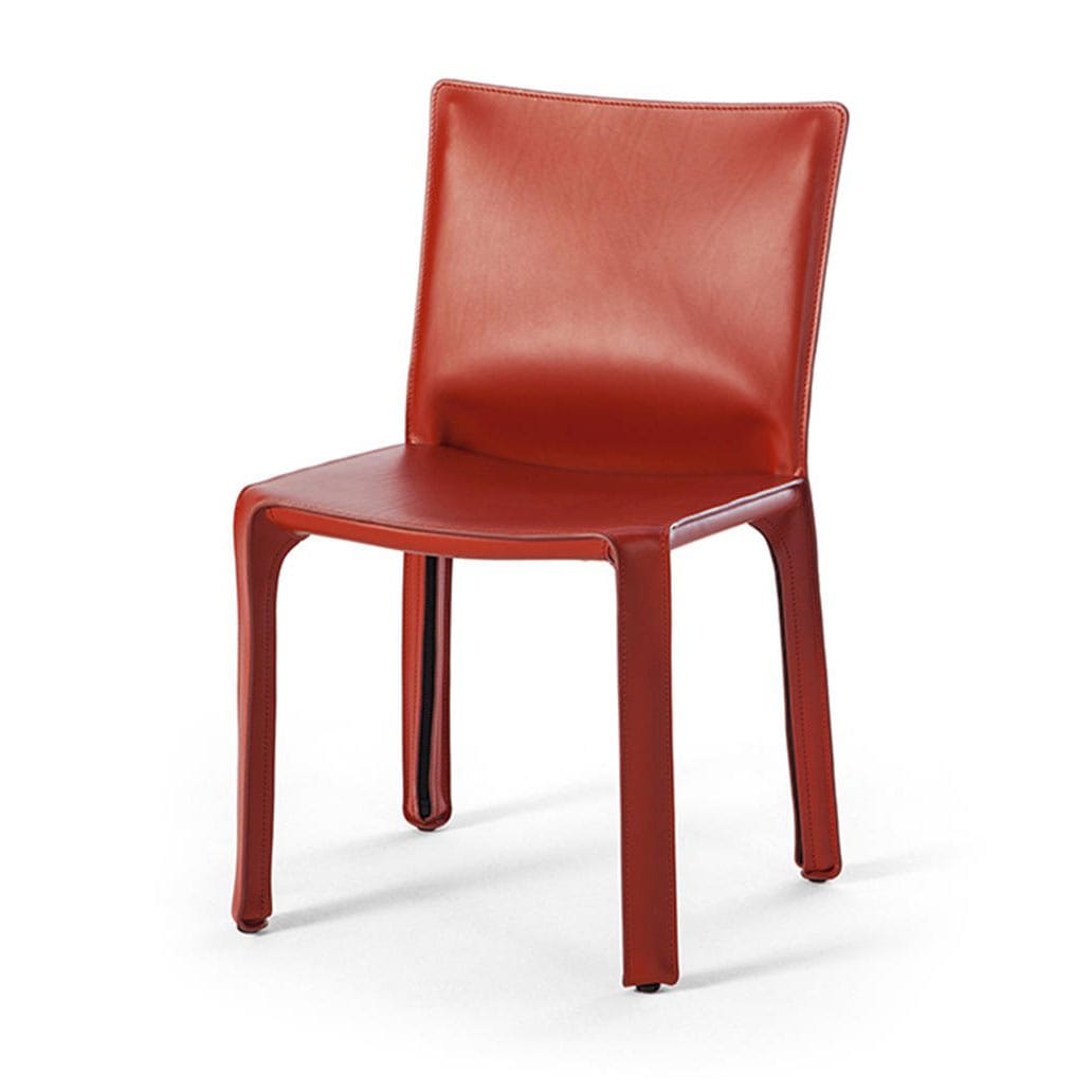 Cassina（カッシーナ）412 CAB 【在庫色/赤茶】キャブ アームレス