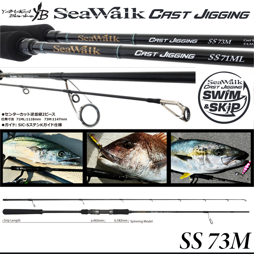 ヤマガブランクス(YAMAGA Branks) シーウォーク(SeaWalk) Cast-Jigging
