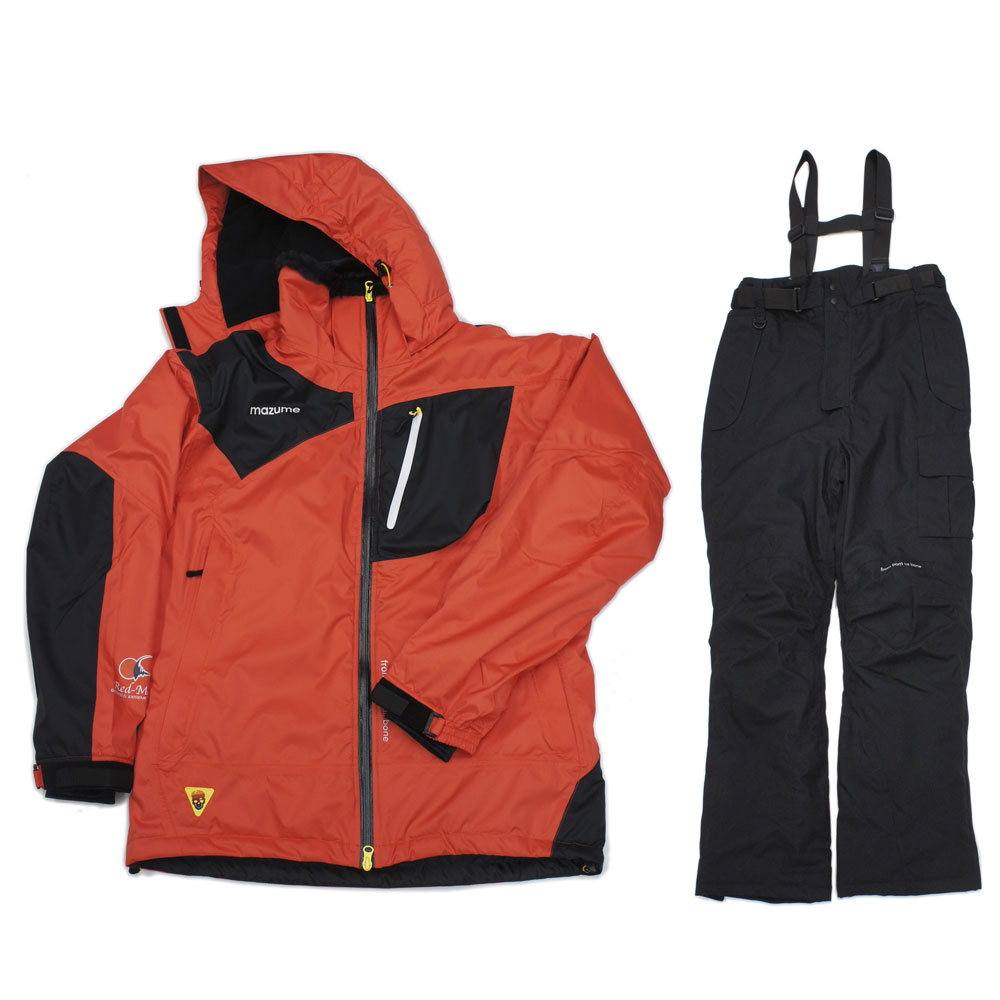 マズメオールウェザースーツ MZFW-132-09 オレンジ M マズメ ウィンド