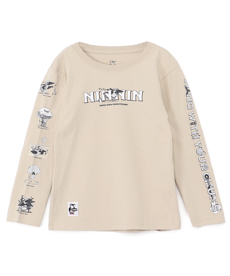 Kids The Ninja Brushed L/S T-Shirt|CHUMS(チャムス)|アウトドア