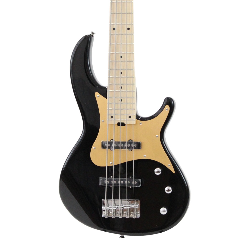 AriaProII RSB-618/5 BK 5弦エレキベース(ゴールドアノダイズド