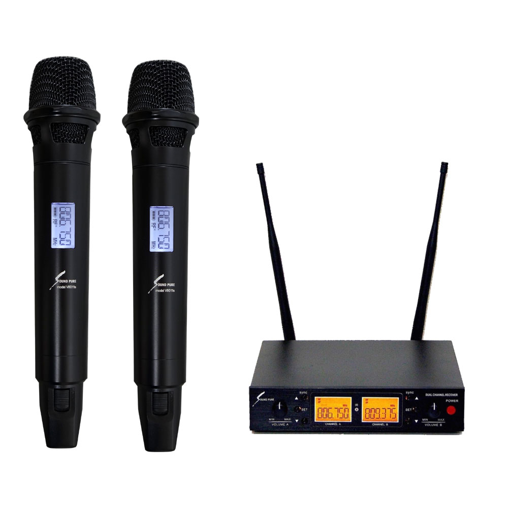 SOUND PURE サウンドピュア SPHv8011s-VDUAL ワイヤレスハンドマイク2