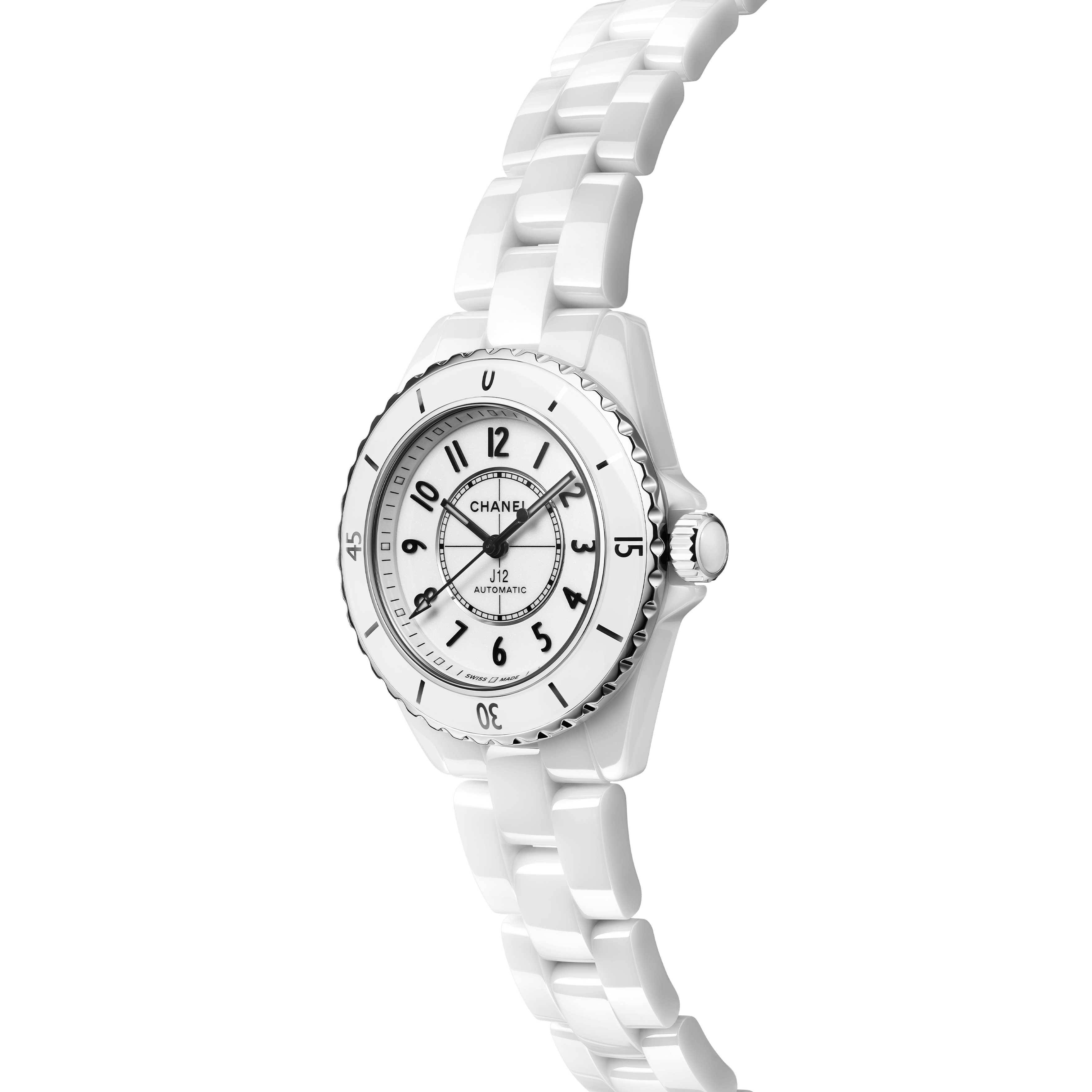 J12 キャリバー 12.2, 33 mm - ホワイト セラミック | CHANEL シャネル