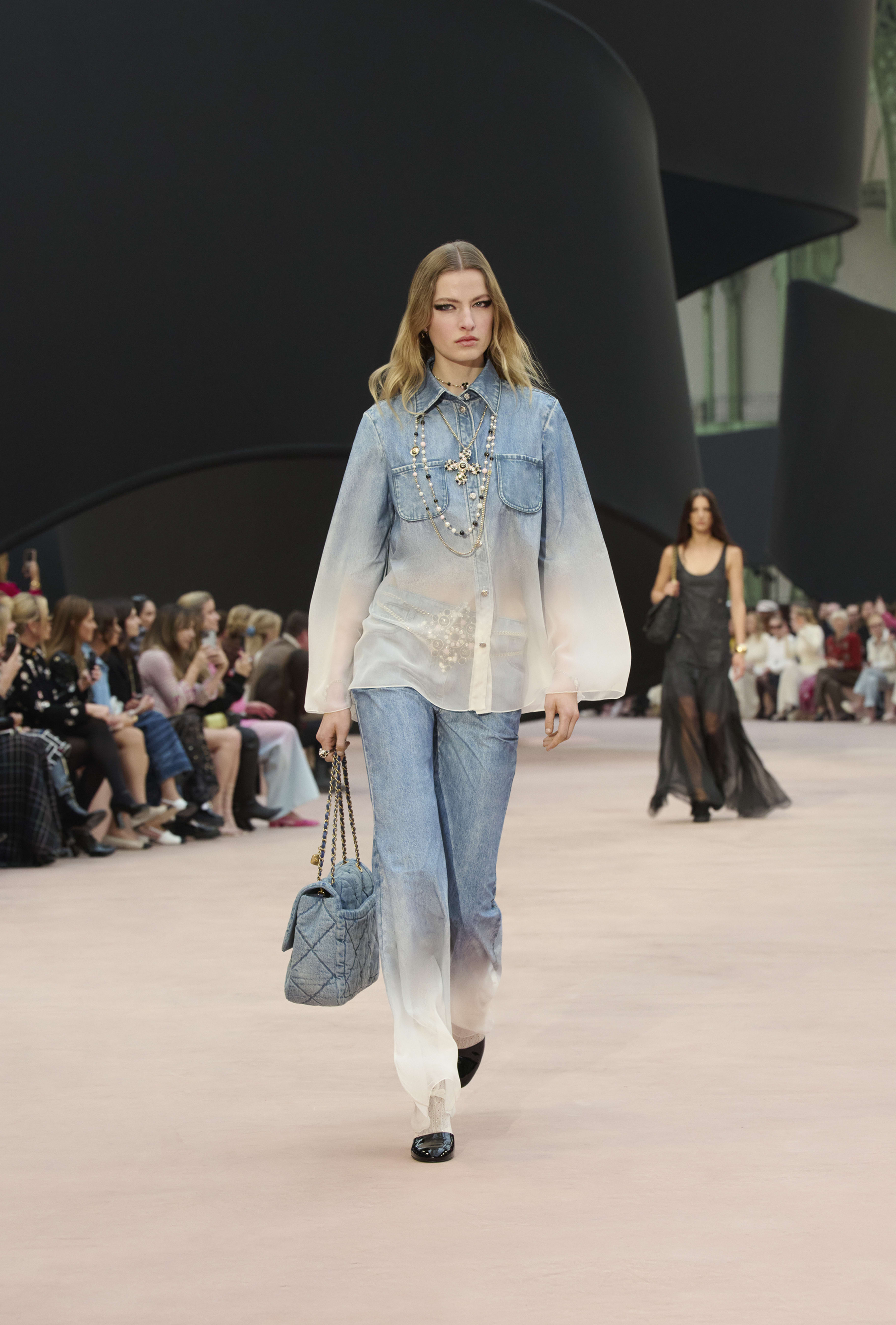 ロング ブーツ - ミックス ファイバー & パテント カーフスキン