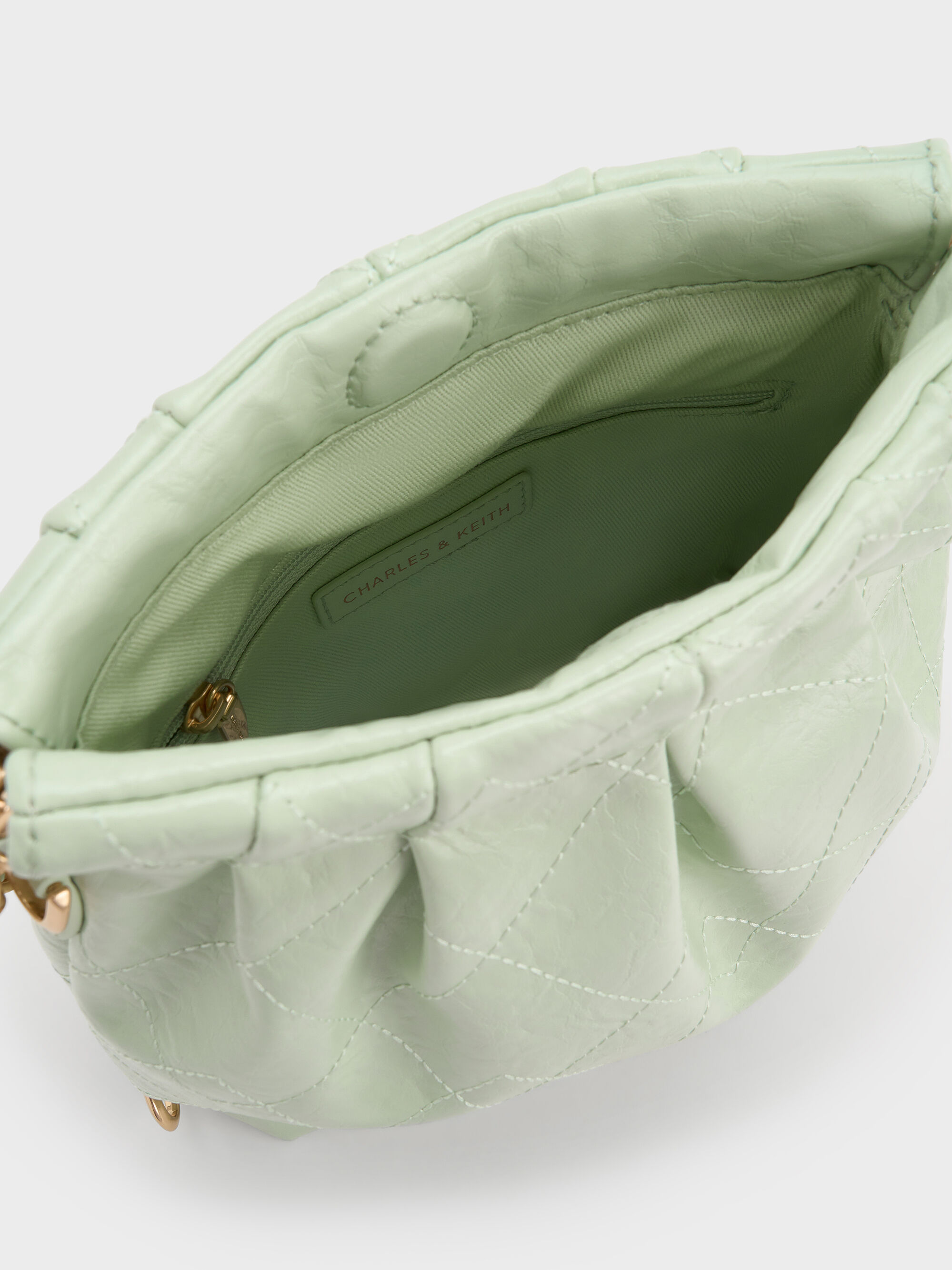 Duo ドゥオ チェーンハンドルツーウェイバックパック - ミントグリーン