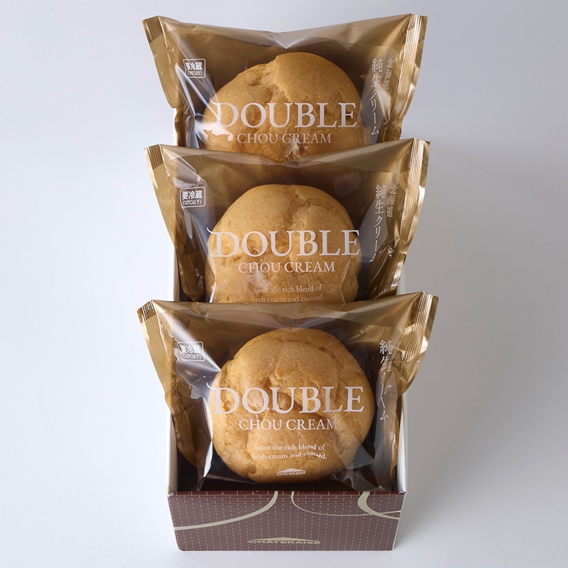 ダブルシュークリーム 北海道純生クリーム