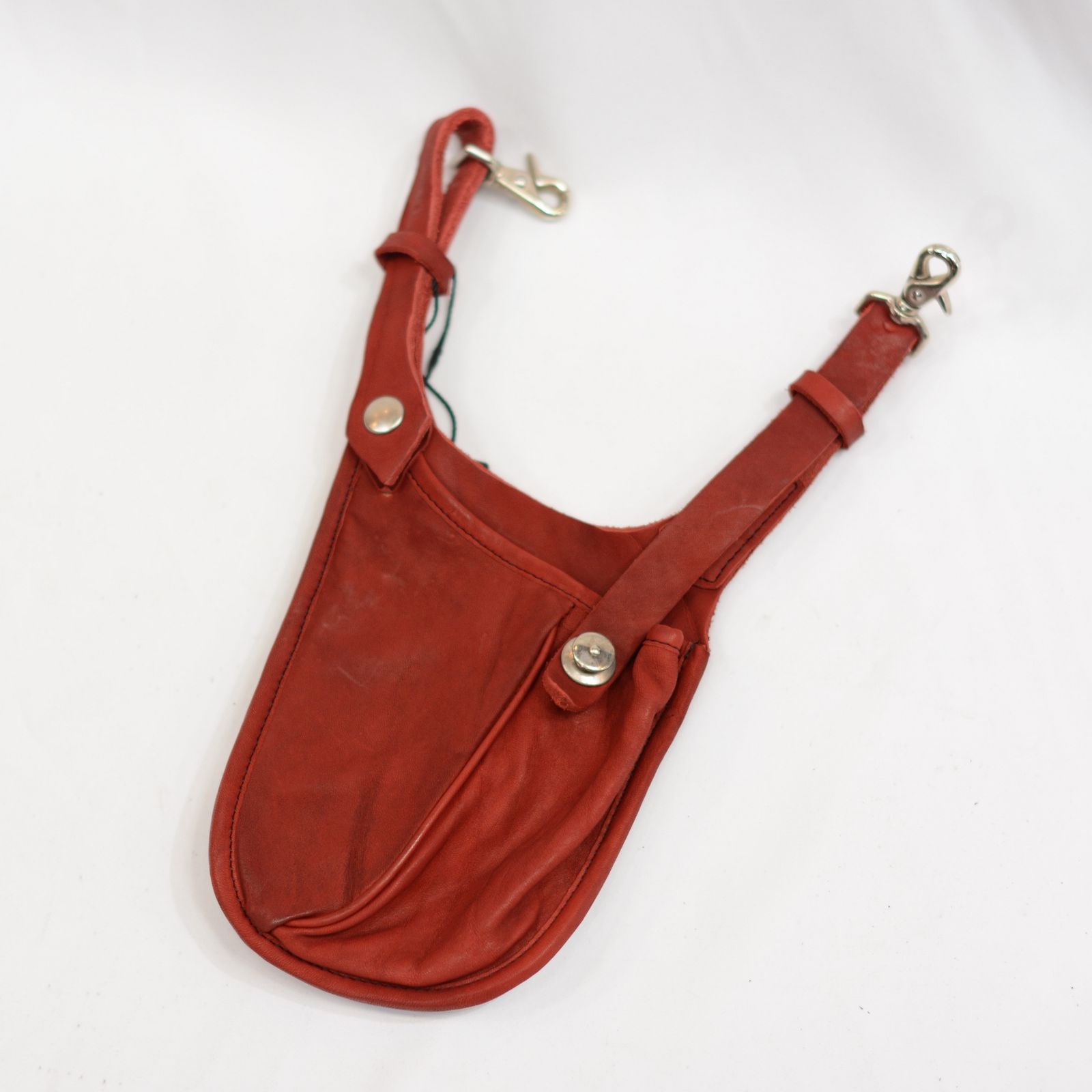 ISAMU KATAYAMA BACKLASH - ダブルショルダーレザー製品染め ウエスト