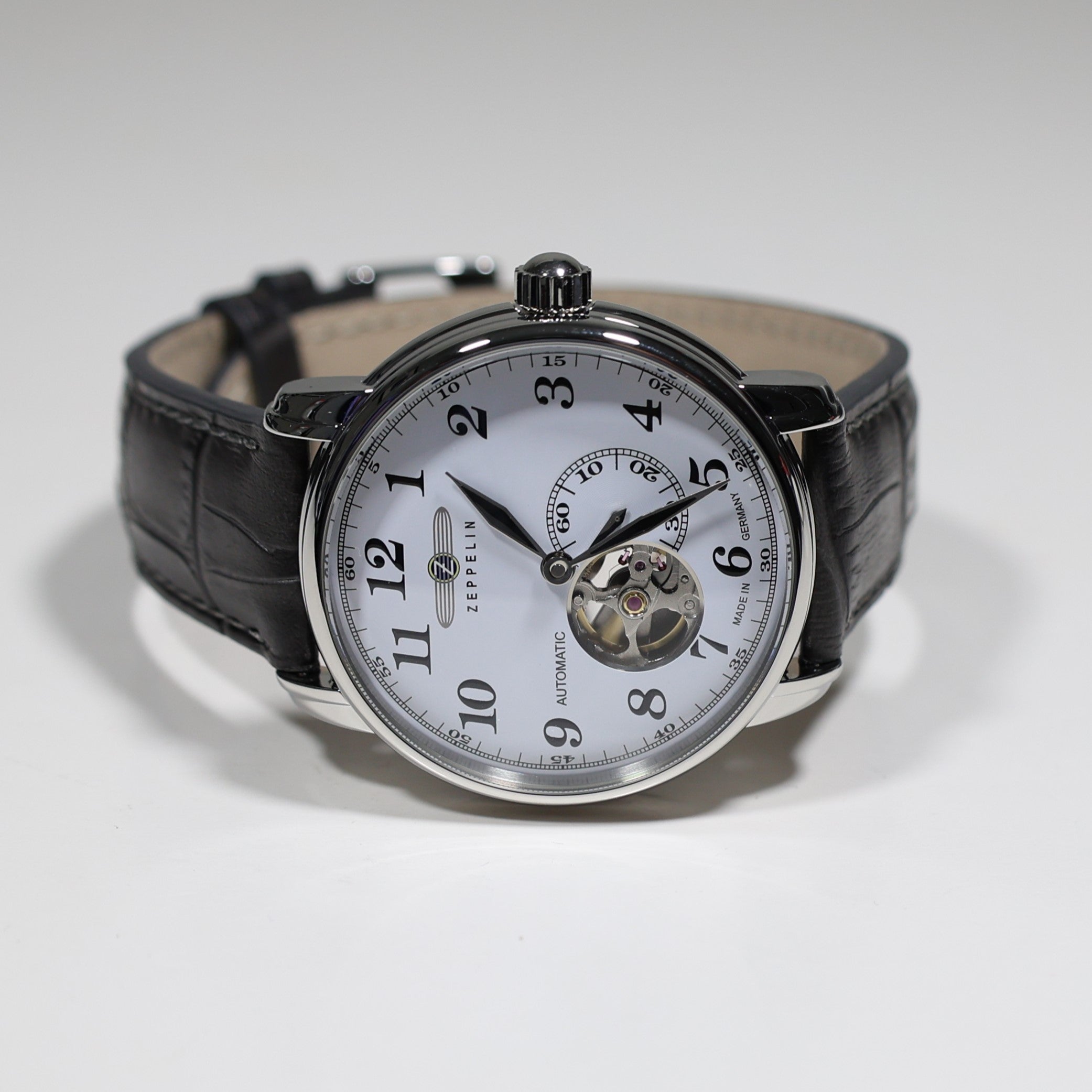 Zeppelin LZ127 Graf Zeppelin Automatic Men's Skeleton White Dial