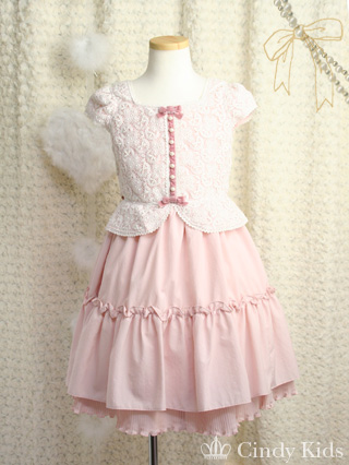 シャーリーテンプル ピンクのプリンセス風ドレス 120 / ブランド