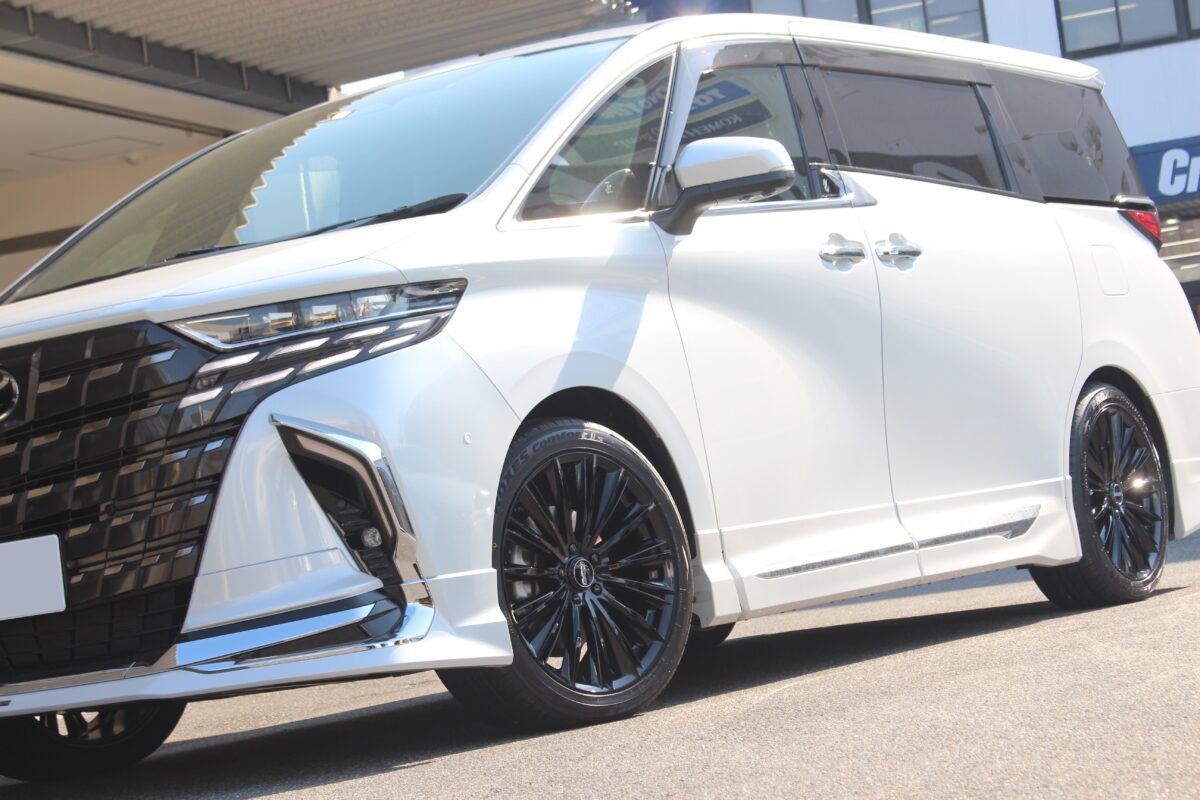 40アルファード】純正車高でツライチ！？RAYS ベルサス ヴォウジェを20