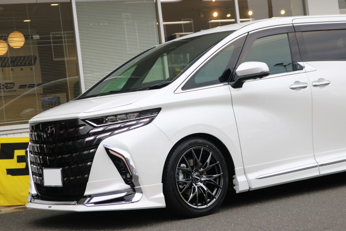 40アルファードをRSRのダウンサス、Ti2000でローダウン！！見た目が