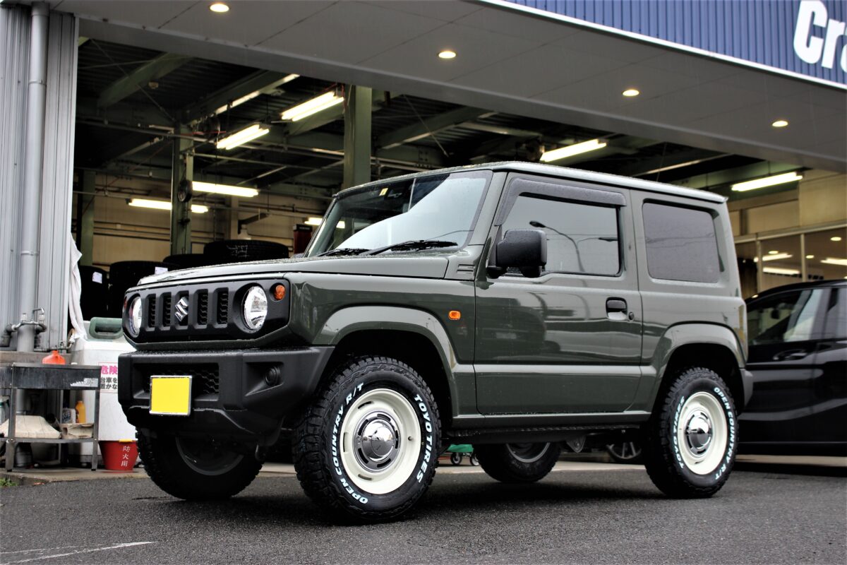 JB64ジムニーにディーン クロスカントリーのマーガレットホワイトを