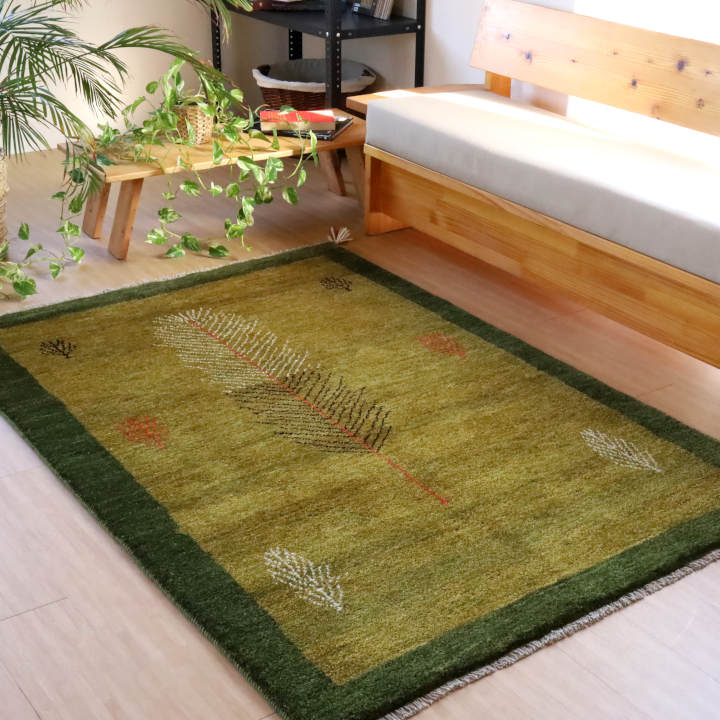 ギャッベ 約180×120cm｜手織ラグの店クラフトワーク
