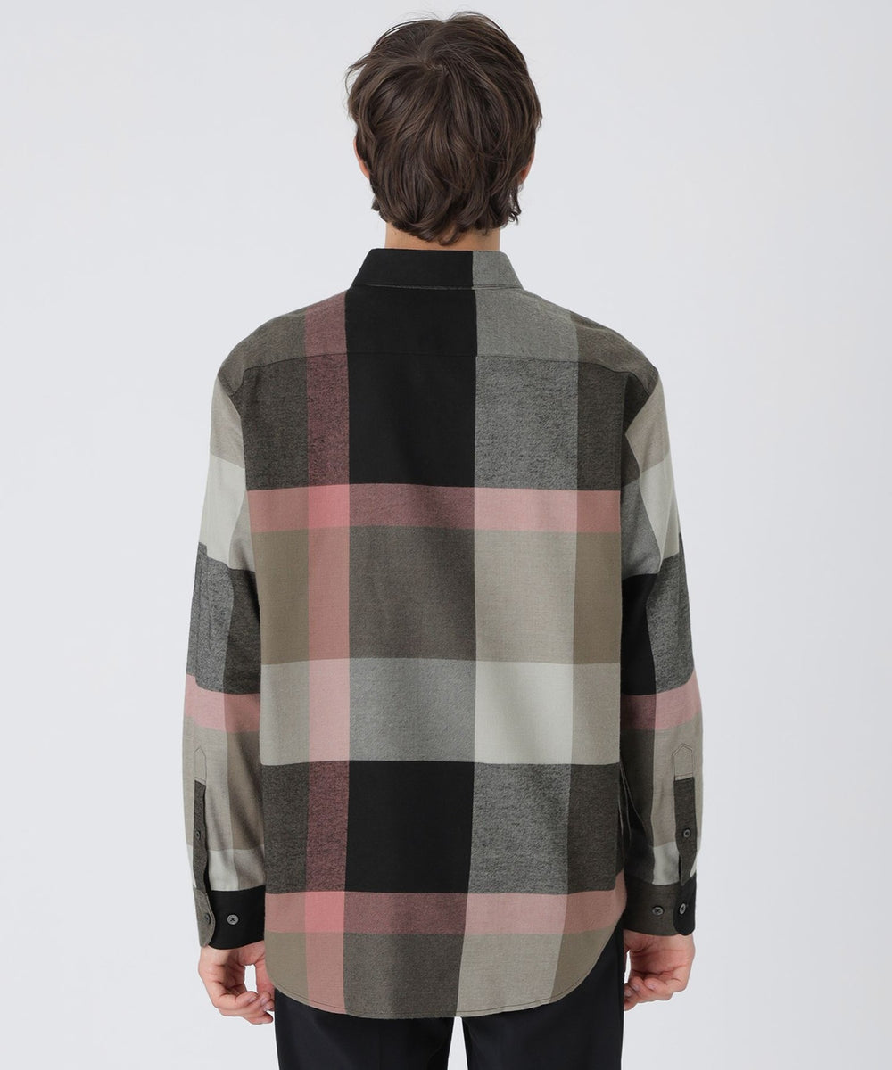 ブラッシュドクレストブリッジチェックシャツ（カジュアルシャツ