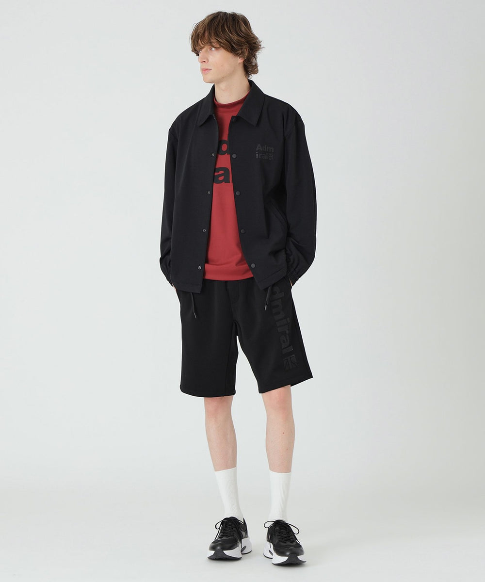 BLACK lab.×Admiral】バックグリッドトリコットコーチジャケット