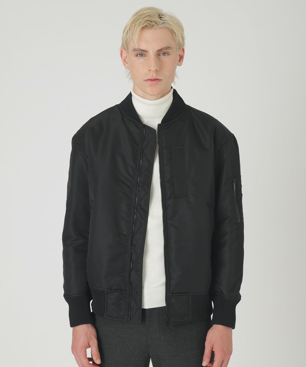 パデッドMA-1フライトジャケット（ブルゾン）｜BLACK LABEL